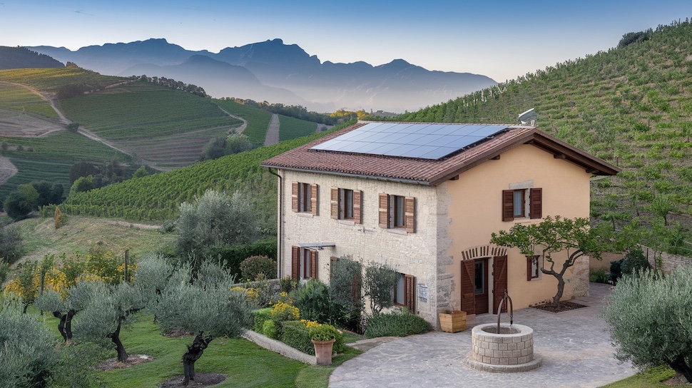 Villetta con fotovoltaico
